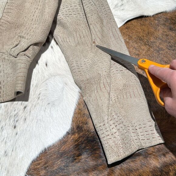 Vintage 80s G-III Padded Shoulder Motorcycle Leather Biker Jacket - Picture 14 of 15